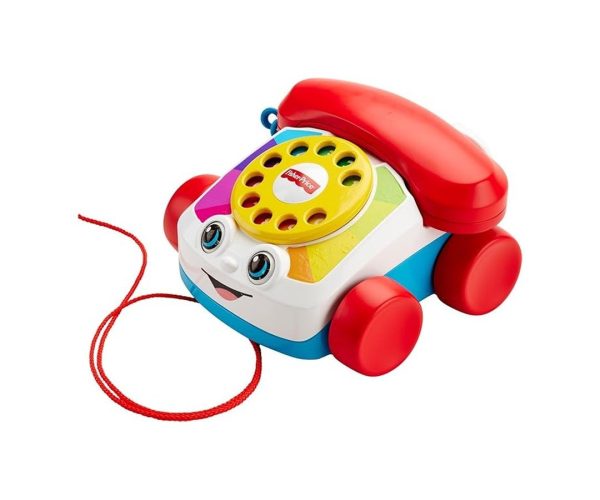 🛍️ Fisher Price Geveze Telefon Fisher Price Eğitici Geveze Telefon, Sürüklenebilir, Klasik, Çevirmeli Oyun Telefonu FGW66 FGW66