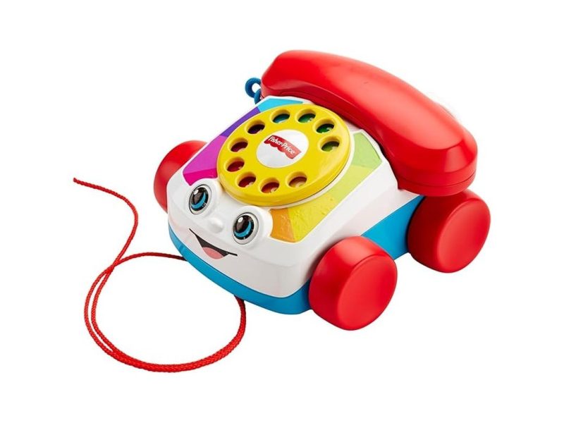 🛍️ Fisher Price Geveze Telefon Fisher Price Eğitici Geveze Telefon, Sürüklenebilir, Klasik, Çevirmeli Oyun Telefonu FGW66 FGW66