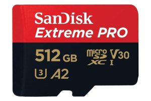 🛍 SanDisk 512 GB Extreme PRO microSDXC Kart + SD Adaptörü + RescuePRO Deluxe, 200 MB/sn’ye kadar, A2 Uygulama Performansı, UHS-I, Sınıf 10, U3, V30 ile