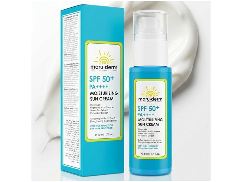 🛍️ Maruderm Nemlendirici Yüz Güneş Kremi SPF 50+ PA++++ – Yeni Nesil Kore Filtreli, Ectoin & Seramid İçerikli Nemlendirici Güneş Koruyucu 50 ML