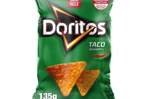 🚨 Doritos Taco Baharatlı Mısır Cipsi Süper Boy 135 g — %33 İndirim