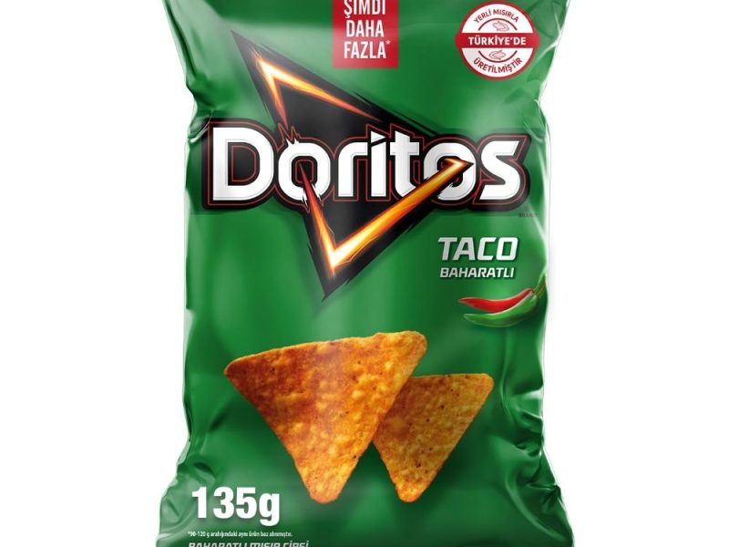 🚨 Doritos Taco Baharatlı Mısır Cipsi Süper Boy 135 g — %33 İndirim