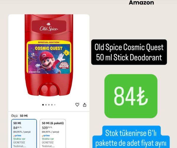 Old Spice Cosmic Quest 50 ml Stick Deodorant