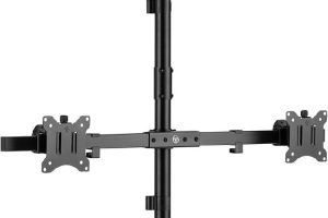 🚨 NPO STD5704B 17″-32″ Dörtlü Monitör Standı, 2×2 Kurulum, Trader/Yazılımcı Monitör Kolu/Tutucu, 735mm Direk Yükseklik Ayarlı, VESA (4x7kg)
