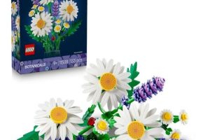 Lego Botanicals Papatyalar 11508-3 Büyük Papatya, 2 Küçük Papatya Dalı, 3 Lavanta Ve Yeşil Dallar İçeren Sevgililer Günü