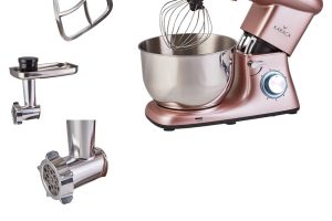 Karaca Multichef Stand Mikser, 1400W, 5.5L Hacim, Paslanmaz Çelik, Rose Gold – 7.759₺ Piyasası 10.159₺ — %23 İndirim