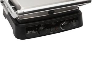 Tefal Grill Gourmet Minute | 6 Dilim Kapasiteli | 2000 Watt Izgara ve Tost Makinesi |Inox