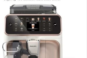 Philips 5500 Serisi LatteGo Tam Otomatik Espresso Makinesi 20 Sıcak ve Soğuk İçecek, Renkli Dokunmatik Ekran, Beyaz Roze Renk, QuickStart, SilentBrew Teknolojisi (EP5543/80)