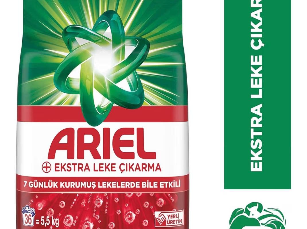 Ariel Ekstra Leke Çıkarma Toz Çamaşır Deterjanı 5.5 Kg 36 Yıkama