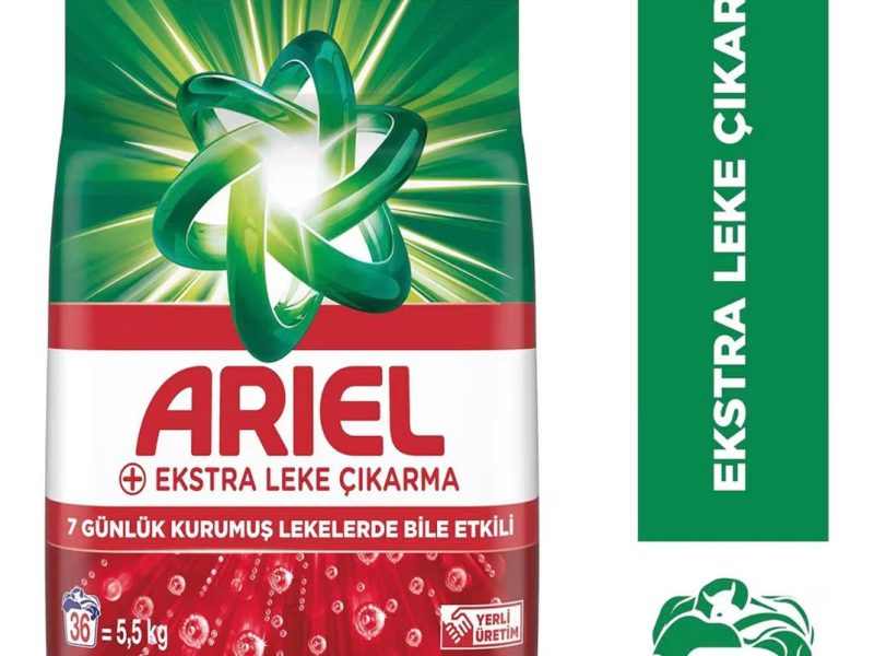 Ariel Ekstra Leke Çıkarma Toz Çamaşır Deterjanı 5.5 Kg 36 Yıkama