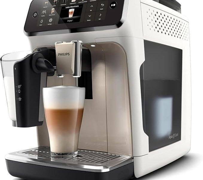 🚨 Philips 5500 Serisi LatteGo Tam Otomatik Espresso Makinesi, 20 Sıcak ve Soğuk İçecek, Renkli Dokunmatik Ekran, SilentBrew Teknolojisi (EP5543/90) — %4 İndirim