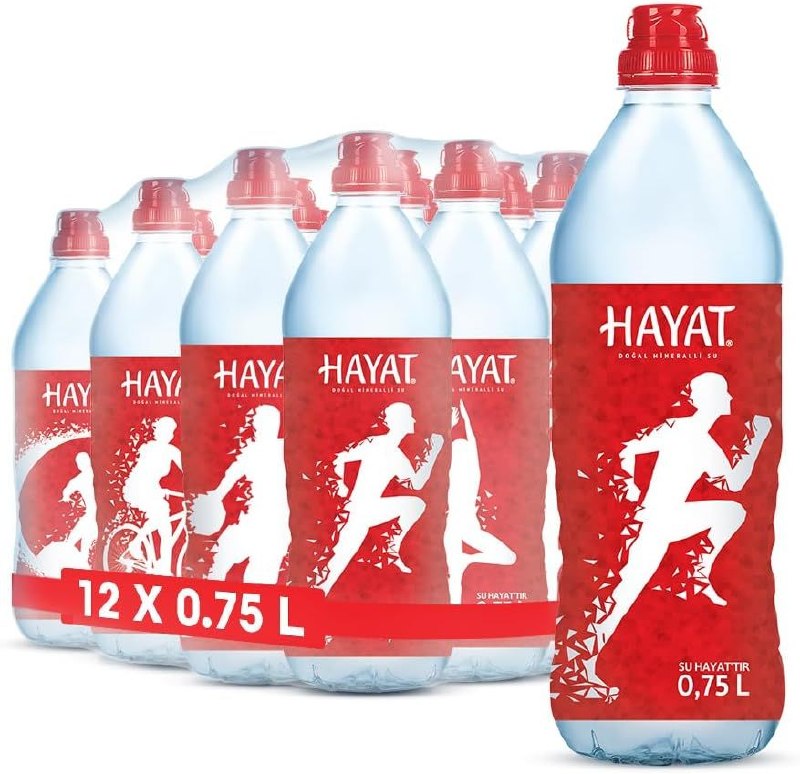 Hayat Sporcu Kapak Su 12×750 ml — %30 İndirim