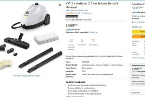 KST 2 + cloth set 3.2 Bar Buharlı Temizlik Makinesi