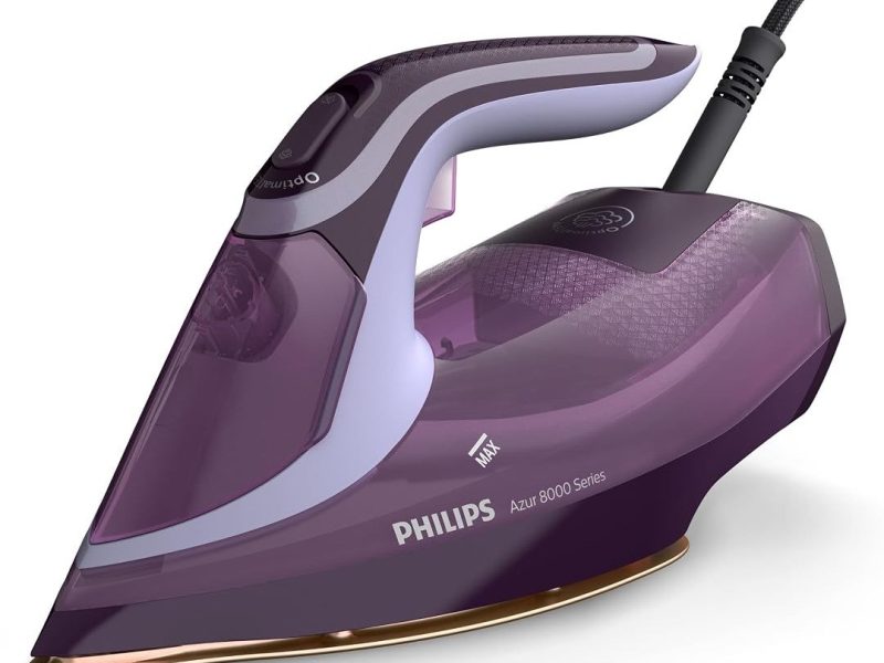 🛍 Philips 8000 Serisi Azur Buharlı Ütü – 3000W, OptimalTEMP Teknolojisi, 55g/dk Sürekli Buhar, Sıfır Yanık Riski, 300 ml’lik Su Haznesi (DST8021/30)