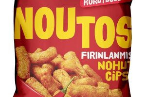 Züber Noutos Chili Baharatlı Fırınlanmış Nohut Cipsi 55g x 15 Adet