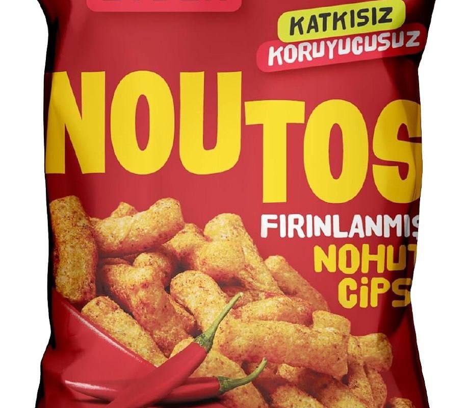 Züber Noutos Chili Baharatlı Fırınlanmış Nohut Cipsi 55g x 15 Adet