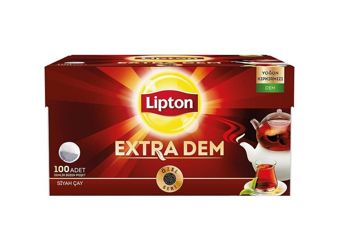 🛍️ Lipton Extra Dem Demlik Poşet Çay, 100’lü, 320g — %67 İndirim