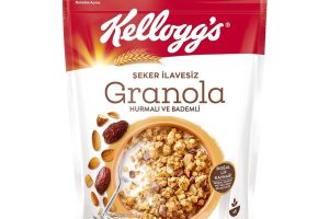 🛍️ Kellogg’s İlave Şekersiz Granola Hurmalı ve Bademli 250 G,%43 Yulaf içerir,Lif Kaynağı,%10 Hurma içerir — %70 İndirim