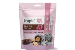 🚨 Fropie Mini Protein Topları – Hindistan Cevizi Kaplı & Yer Fıstığı Ezmeli 32 gr — %50 İndirim