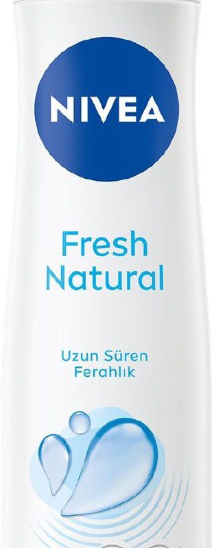 🚨 NIVEA Kadın Sprey Deodorant Fresh Natural 150 ml,Ter Kokusuna Karşı 48 Saat Koruma,Uzun Süren Ferahlık,Okyanus Özleri Kokusu,Alüminyum İçermez