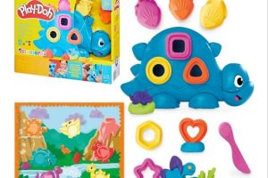 Play-Doh Şekiller ve Renkler Dino Başlangıç Seti | 2 Yaş ve Üzeri Çocuklar İçin Dokunsal ve Duyusal Oyun Seti | Dinozor Oyuncağı | 11 Aksesuar Dahil | Sanat ve El İşi Etkinlikleri