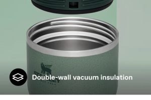 Stanley Adventure To-Go Yemek Termosu, Yeşil (Hammertone Green), 0.35 Litre
