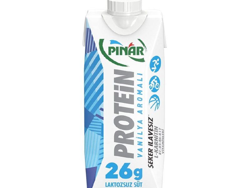 🚨 Pınar Vanilya Aromalı Proteinli Süt 500 ml 26g Protein, Şeker İlavesiz — %33 İndirim