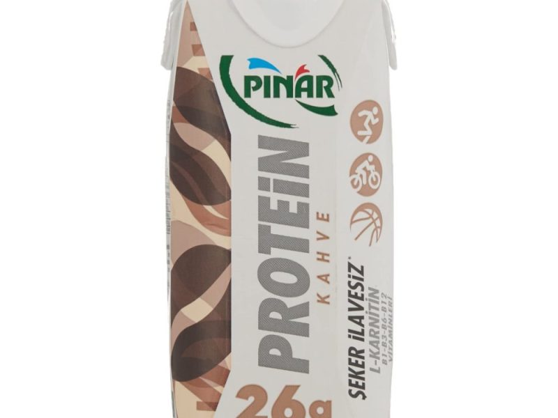 🚨 Pınar Kahveli Laktozsuz Protein Süt 500 ml 26g Protein, Şeker İlavesiz — %33 İndirim