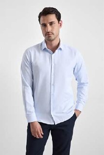 🛒 Ekru Slim Klasik Yaka Casual Gömlek — %70 İndirim