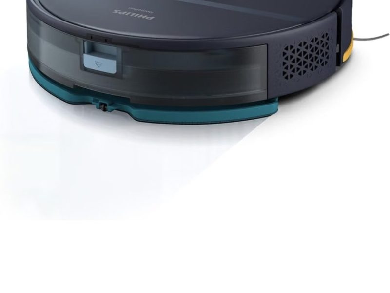 Philips HomeRun 2000 Robot Süpürge ve Paspas – 6000 PA emiş Gücü, Halı Modu, LDS Radar, HomeRun Uygulaması, Koyu Mavi (XU2000/15)