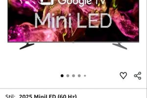 NextStar YE-75IDWG11 75″ 190 Ekran Uydu Alıcılı 4K Ultra HD Google MiniLED TV [Enerji Sınıfı G]