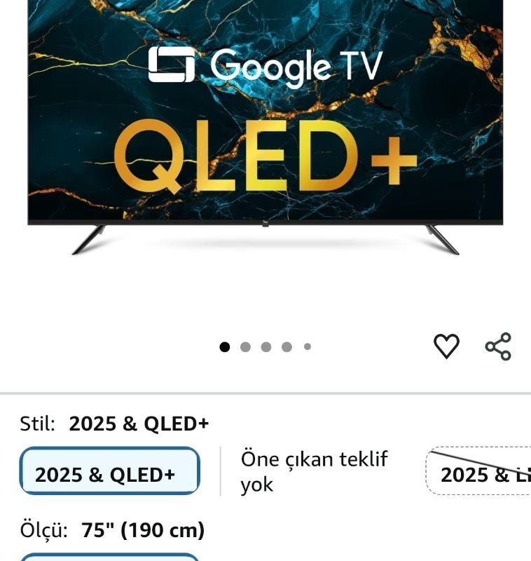 Next YE-75JFSG8-QLED+ 75″ 190 Ekran UHD 4K Google TV