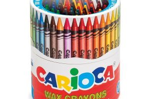 🛍️ Carioca Wax Yıkanabilir Pastel Boya Kalemi 100’Lü