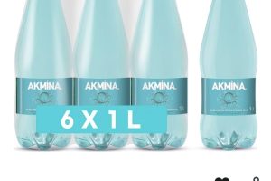 Akmina Doğal Zengin Mineralli Maden Suyu 6×1 L