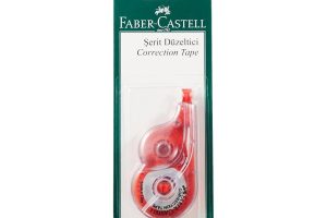 🛍️ Faber Castell Şerit Düzeltici, 5mm x 12m, Hızlı Kapatıcı, Kuruma Süresi Gerektirmez, Asorti Renkler
