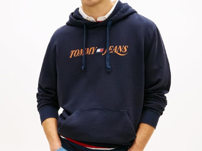 🛒 Tommy Hilfiger TJM REG LA HOODIE EXT Sweatshirt Erkek — %38 İndirim