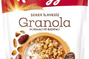 🚨 Kellogg’s İlave Şekersiz Granola Hurmalı ve Bademli 250 G,%43 Yulaf içerir,Lif Kaynağı,%10 Hurma içerir — %75 İndirim