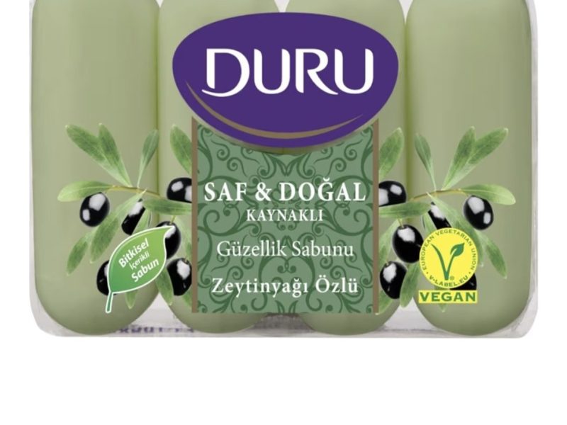 Duru Saf&Dogal Zeytinyağlı Sabun, 70 Gramx4