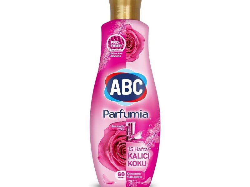 🛍️ ABC DETERJAN Parfumia Konsantre Yumuşatıcı Romantik Gül (Pembe) 1440 Ml — %33 İndirim