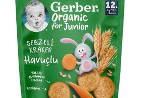 🚨 Gerber Organik Tahıl Bazlı Havuçlu Sebzeli Kraker 100 gram