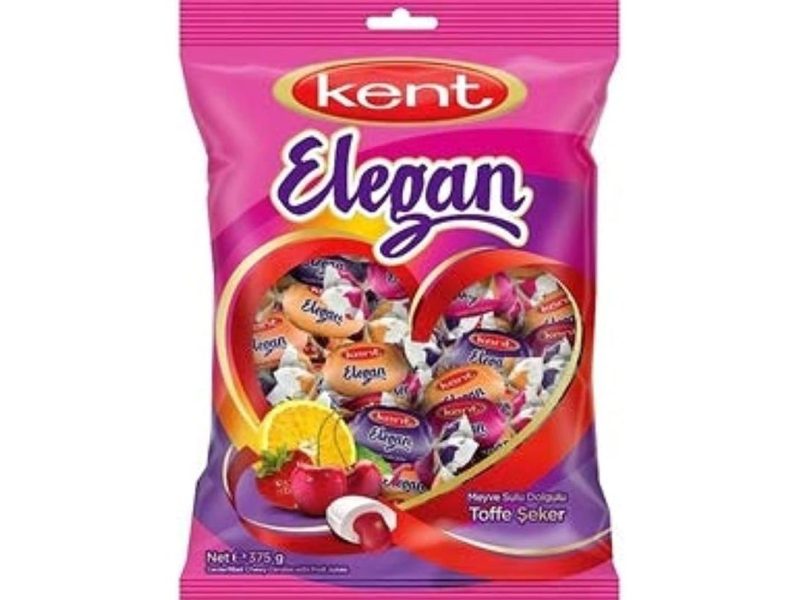 🛍️ Kent Elegan Meyveli 375 gr Şeker