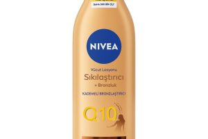 🛍️ NIVEA Q10 Sıkılaştırıcı Ve Bronzlaştırıcı Vücut Losyonu 250ml, Kademeli Doğal Bronzluk, 7 Günde Sıkı Cilt, Açık ve Buğday Tenli Ciltler