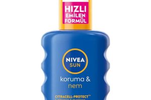 Nıvea Sun Spf50+Yüksek Güneş Koruyucu 200 Ml,Suya Dayanıklı,Nemlendirici,C Vitamini,Hyalüron
