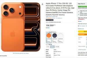 Apple iPhone 17 Pro 256 GB Kozmik Turuncu