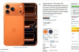 Apple iPhone 17 Pro Max 256 GB Kozmik Turuncu