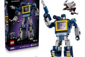 Lego Icons Transformers: Soundwave 10358 | Yetişkinler İçin Ravage Ve Laserbeak Figürleri İçeren Dekoratif Model Yapım S