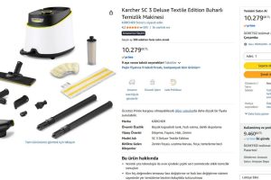 Karcher SC 3 Deluxe Textile Edition Buharlı Temizlik Makinesi