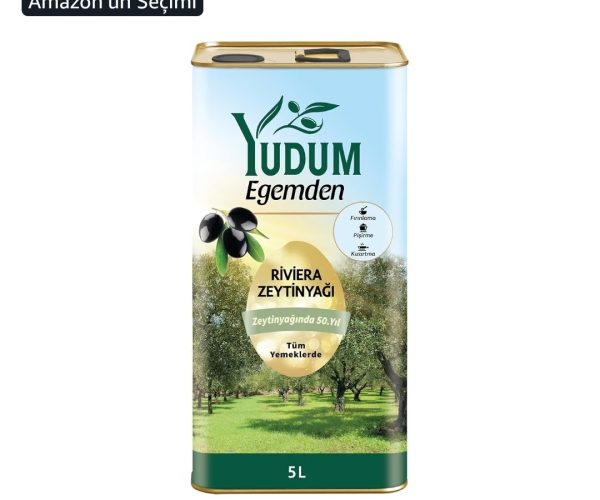 Yudum Egemden Riviera Zeytinyağı 5 Lt Teneke