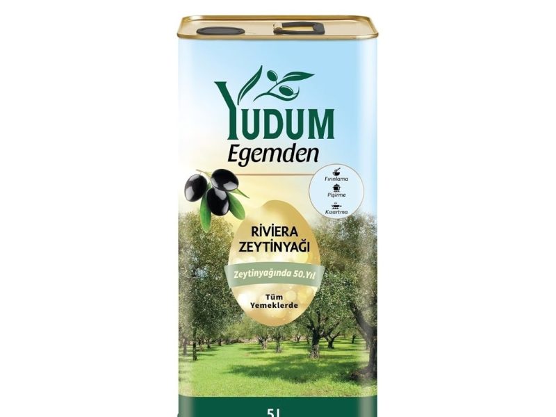 Yudum Egemden Riviera Zeytinyağı 5 Lt Teneke
