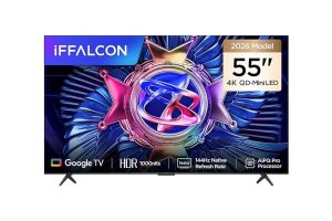 🛍️ iFFALCON 55U95A 55 İnç Smart TV 4K QD Mini LED Yüksek Parlaklık HDR 10+ Gaming Google TV, 144Hz Doğal Yenileme Hızı, ONKYO 2.1 Hi Fi, Dolby Vision Atmos, MEMC, AI Modu, Game Master (3 Yıl Garanti)